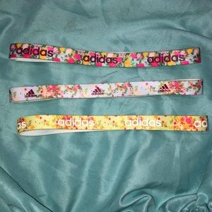 Flowered elastic headbands